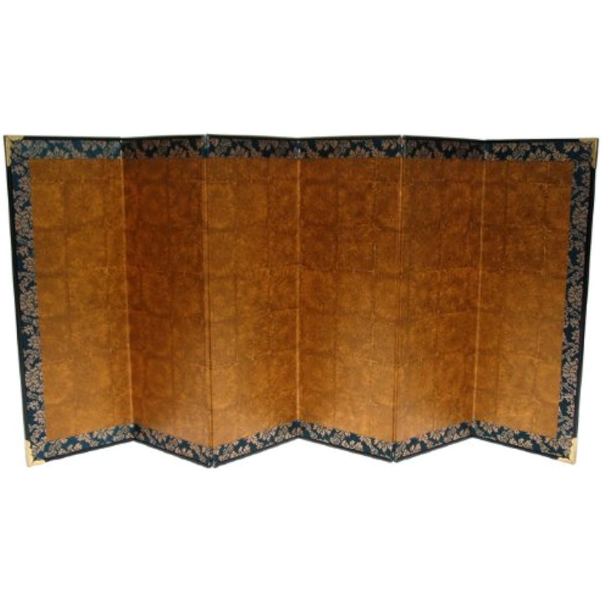 Mini folding screen for Kagami mochi, zodiac dolls, and New Year decorations. Old sutra-sized folding screen [with small gold leaf cut] / Height 29cm