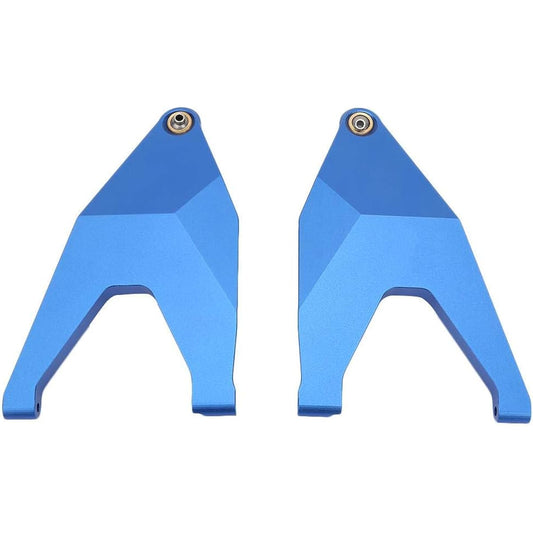 Alloy Front Lower Suspension Arm 2pcs RC Swing Arm Pull Rod Link for UDR RC Truck Model Accessories (Blue) Model Car Accessories Udr Lower A Arm Traxxas Udr Lower A Arm