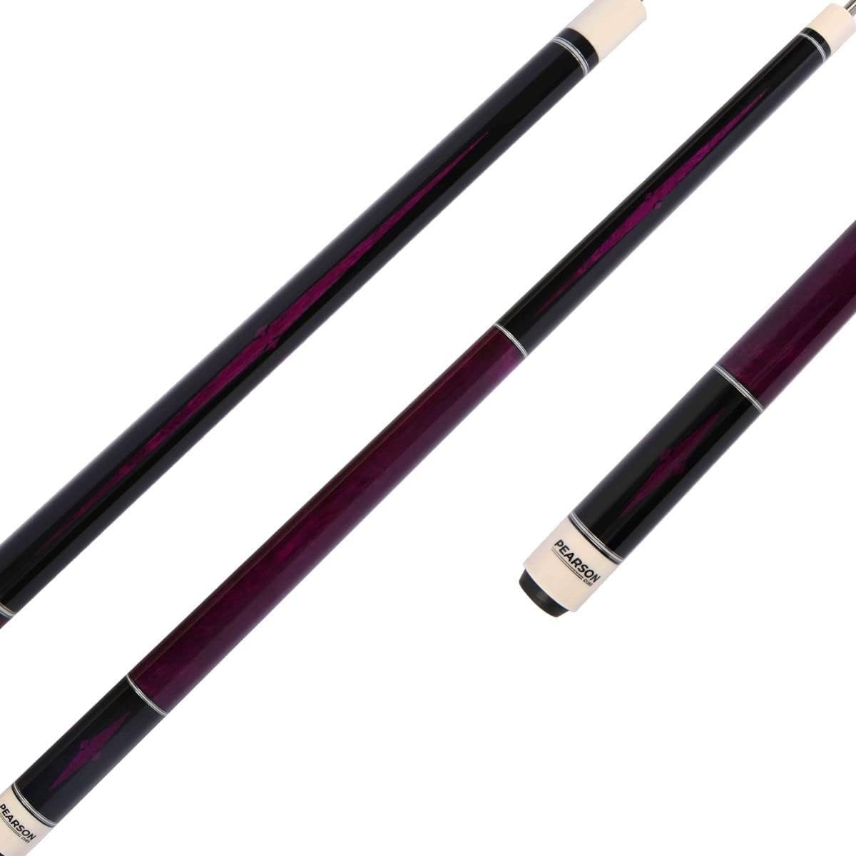 Pearson Cues Players Series Billiard Pool Cue Sticks with Irish Linen Wrap, 2 Piece, 58