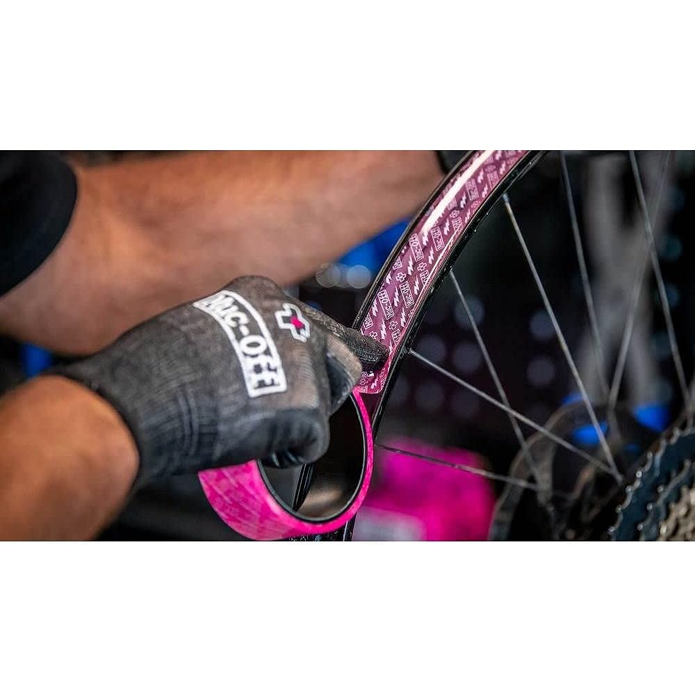 [Genuine Japanese Product] Muc-Off Bicycle Rim Tape RIM TAPE 10M Roll Pink Adhesive with unique high performance material