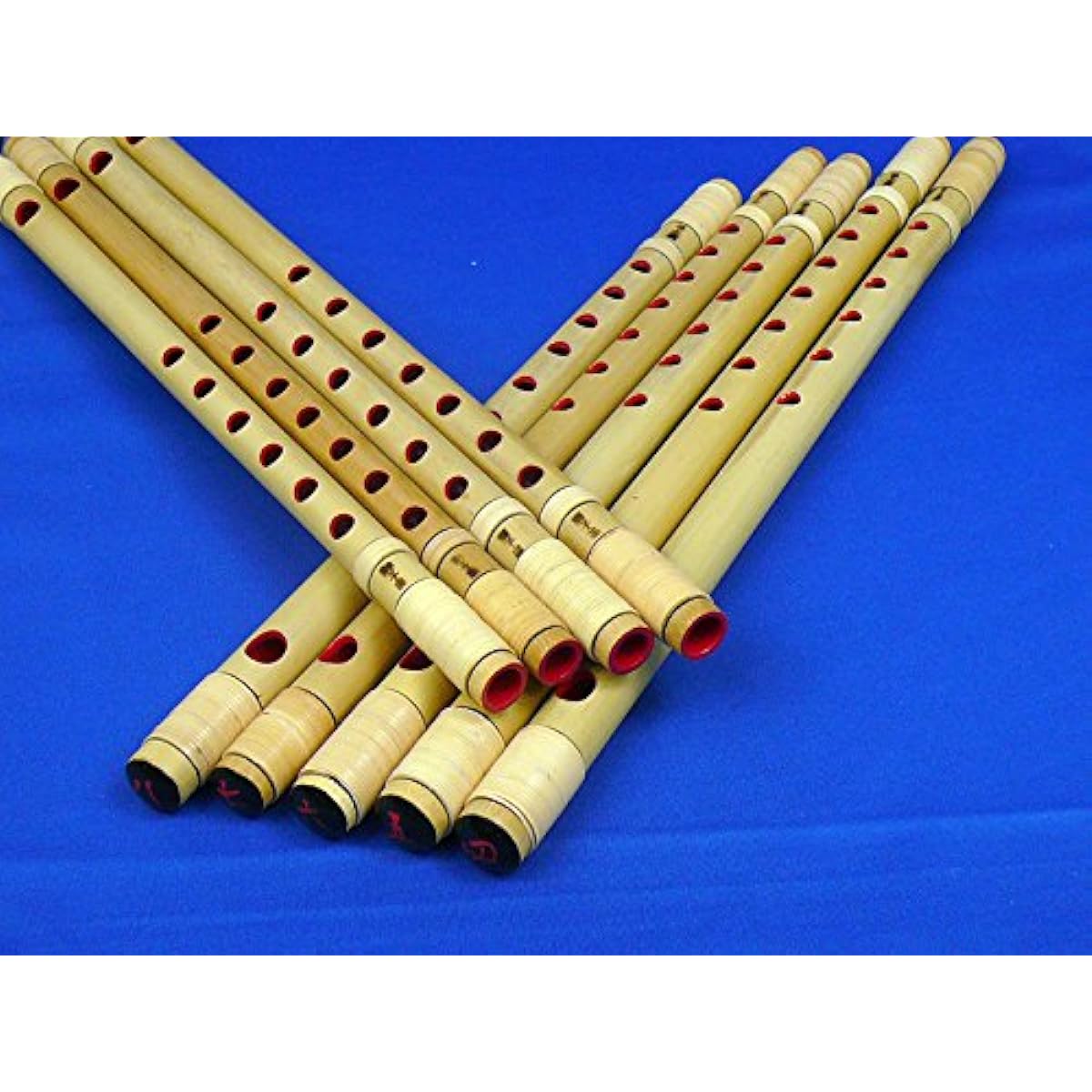[Shinobue for festivals and music] Introductory Shinobue rattan wrap [6 holes, 8 pieces]