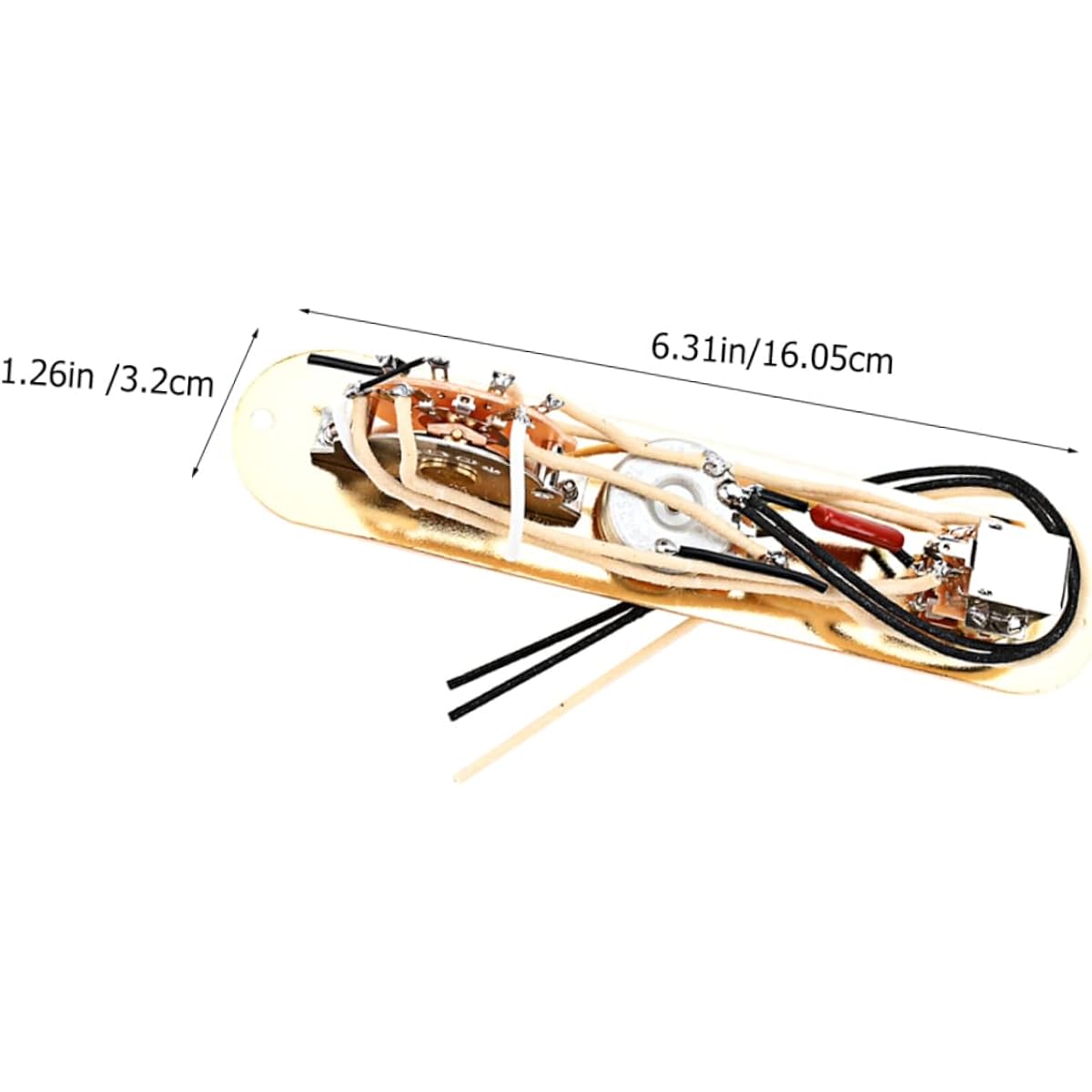Vaguelly 3 Sets Guitar Circuit Board Guitar Control Plate Electric Guitar Control Compartment Guitar Parts Saddle Plate Guitar Accessories V Guitar Guitar Bass Control