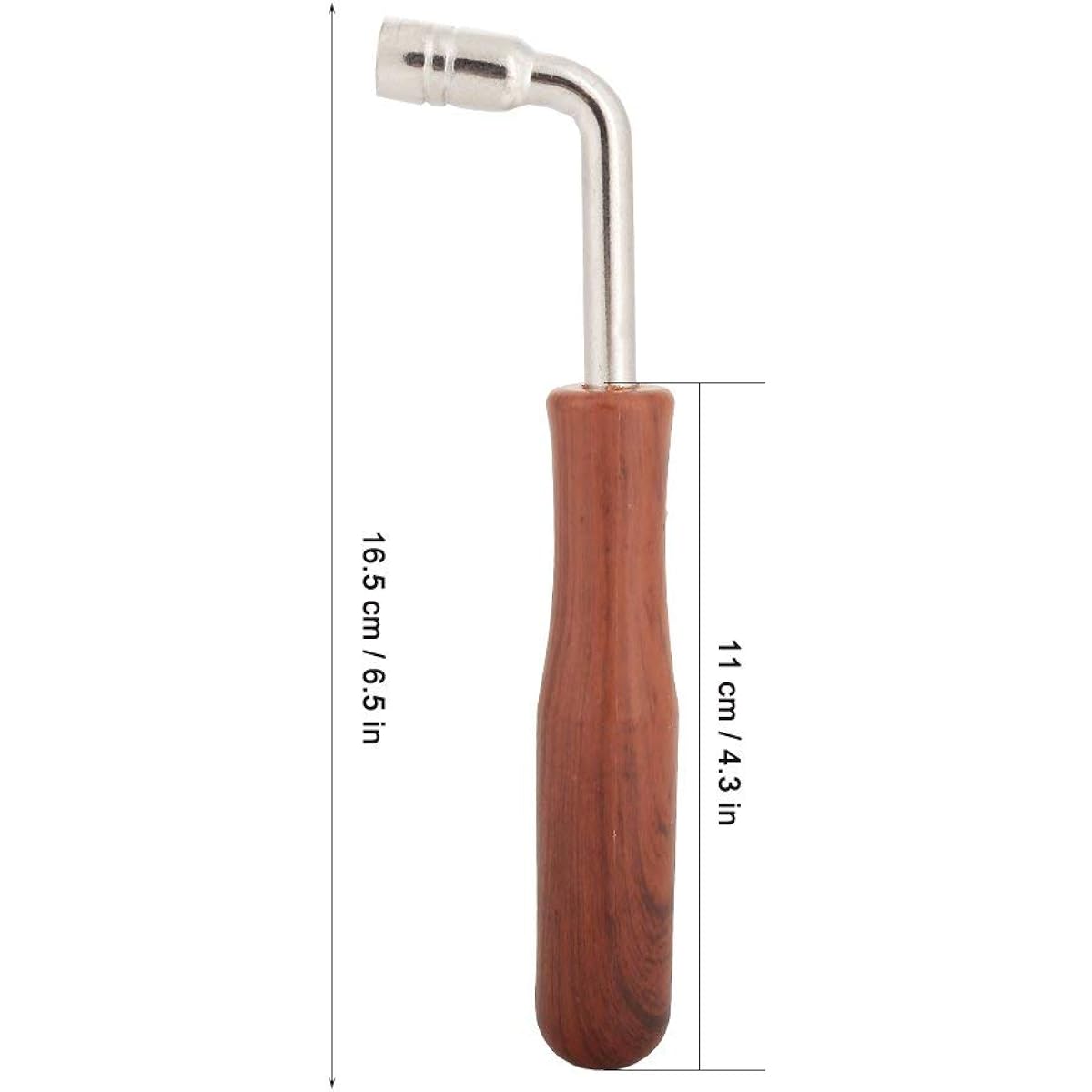 Professional Piano Tuner Spanner L Type Piano Tuning Hammer Lever Wrench Hardwood Handle Guzheng Repair Tool Llave Afinar Piano Tuner Wrench