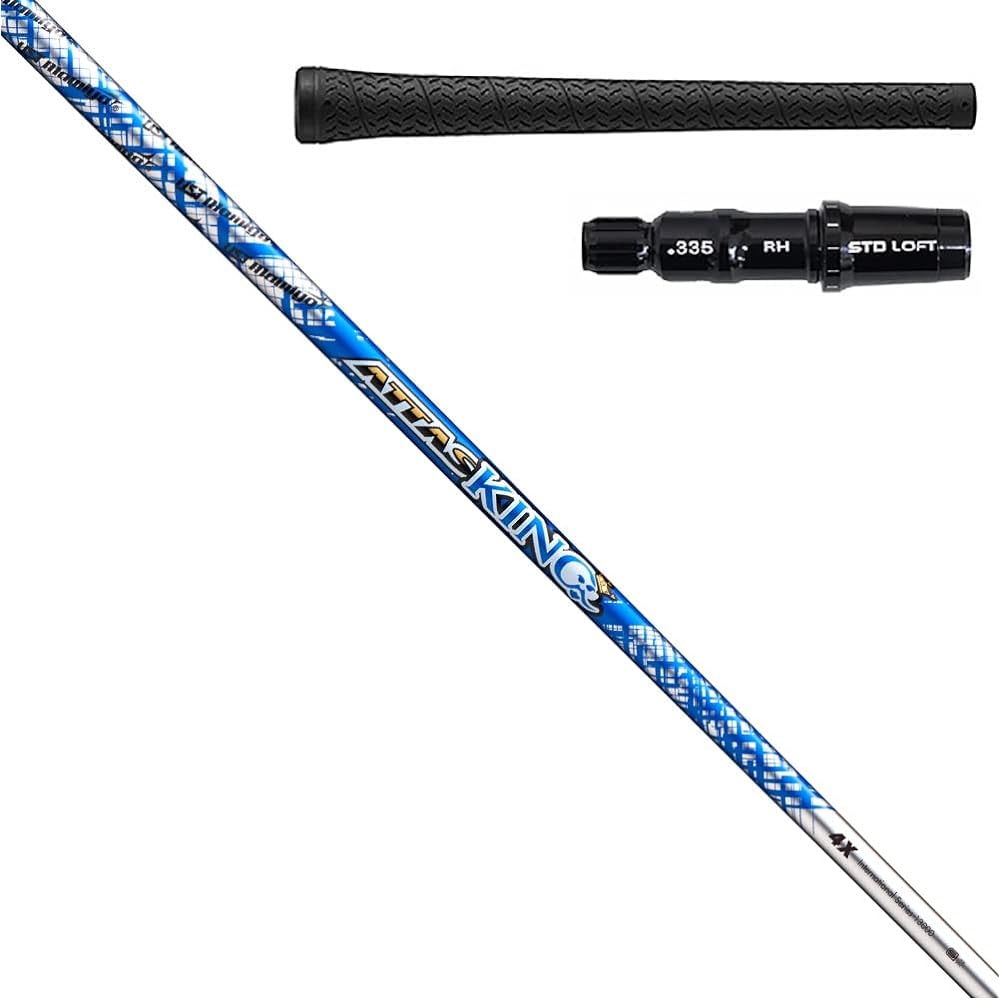 UST Mamiya TaylorMade SIM2/SIM/M5/M6/M4 compatible shaft with sleeve ATTAS 13 KING (with IOMIC grip) Blue