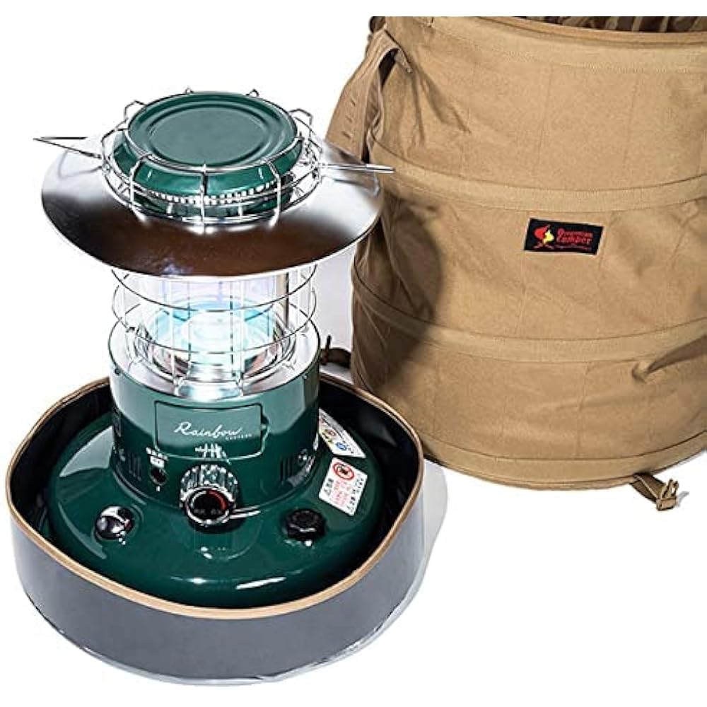 Stove Drum <Black Camo/Wolf Brown/Olive> Φ46×52cm (#928521 #928522 #928523 Oregonian Camper) (Black Camo)