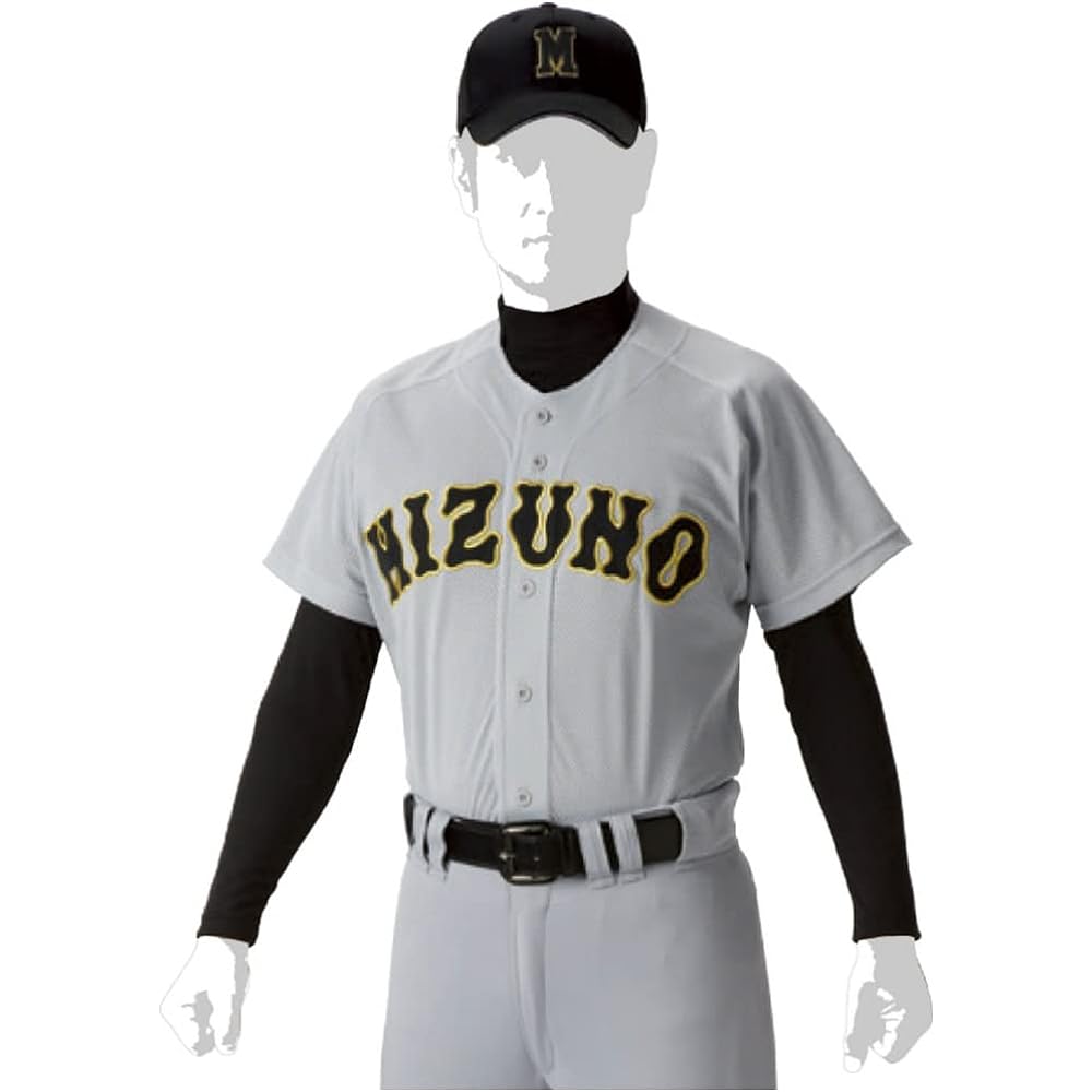 [Mizuno] Baseball Apparel Uniform Shirt Open Type