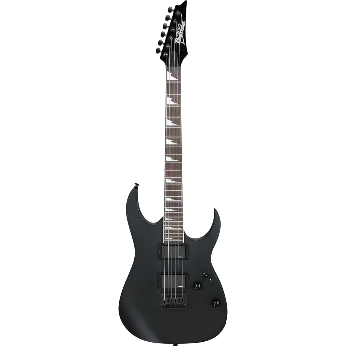 GIO Ibanez Electric Guitar for Beginners (Black Flat) GRG121DX-BKF