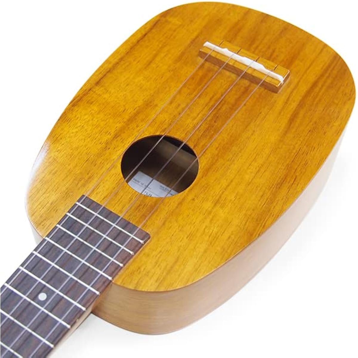 Famous Japanese Ukulele FS-4PG Pineapple Soprano Tuner with Case Hawaiian Koa (Made in Japan) (Gorgeous Tone) (u)