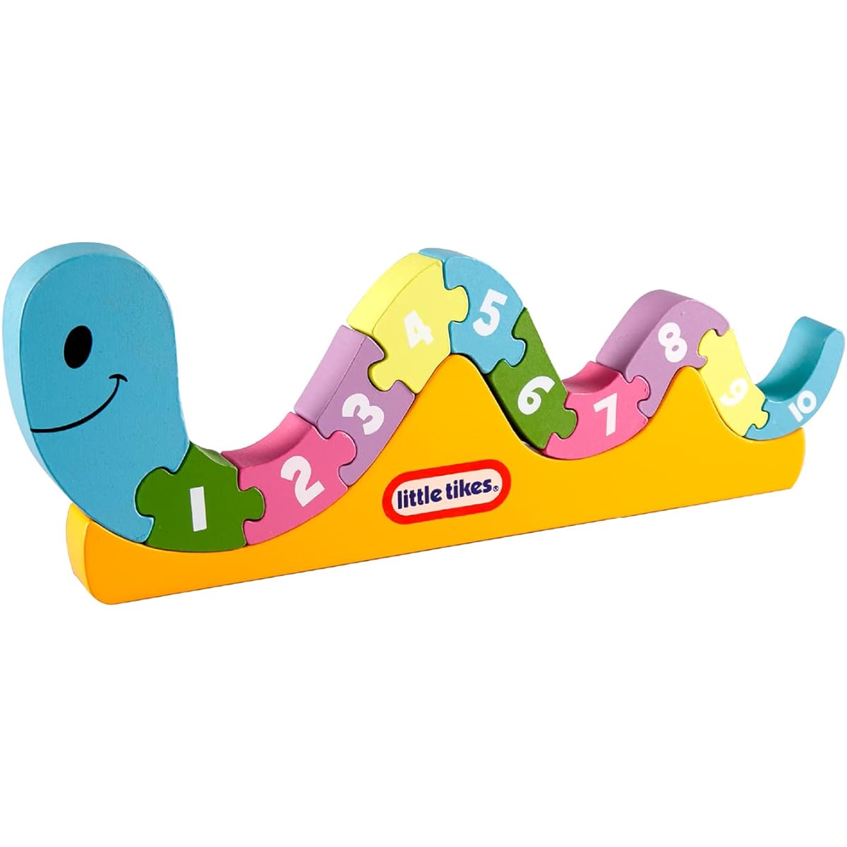 Little Tikes - Solid Wood Counting Worms - Color and Count Building Toy and Toddler Game - Montessori Toys and Learning Activities Great Birthday Gift for Boys and Girls.