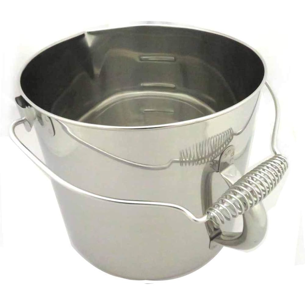 Endo Shoji Commercial Measuring Cup with Handle 10LBMZ18 18-8 Stainless Steel Made in Japan BMZ18