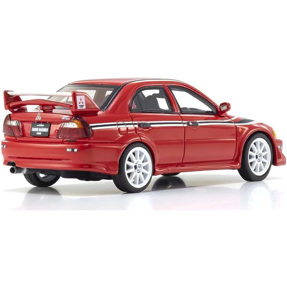 Kyosyo Original 1/43 Mitsubishi Lancer Evolution VI TME Red Finished Product