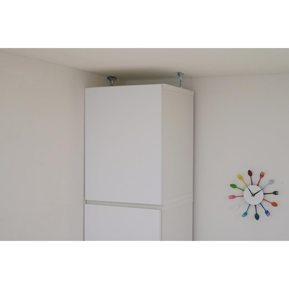 JK Plan Alnair Living Storage Mirror Wall Storage Exclusive Top Rack Storage Shelf Width 40 White FAL-0022-WH