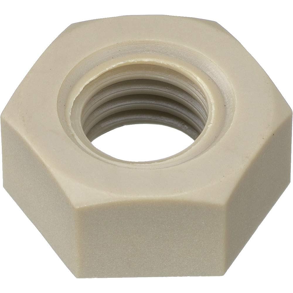 TRUSCO Polyether Ether Ketone Hex Nut M6 50 Pieces BPEEK-NTM6