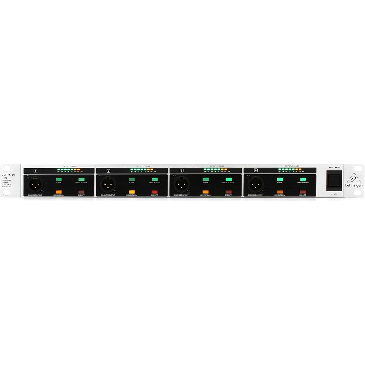 Behringer DI4000 V2 4-Channel Rackmount Active DI Box