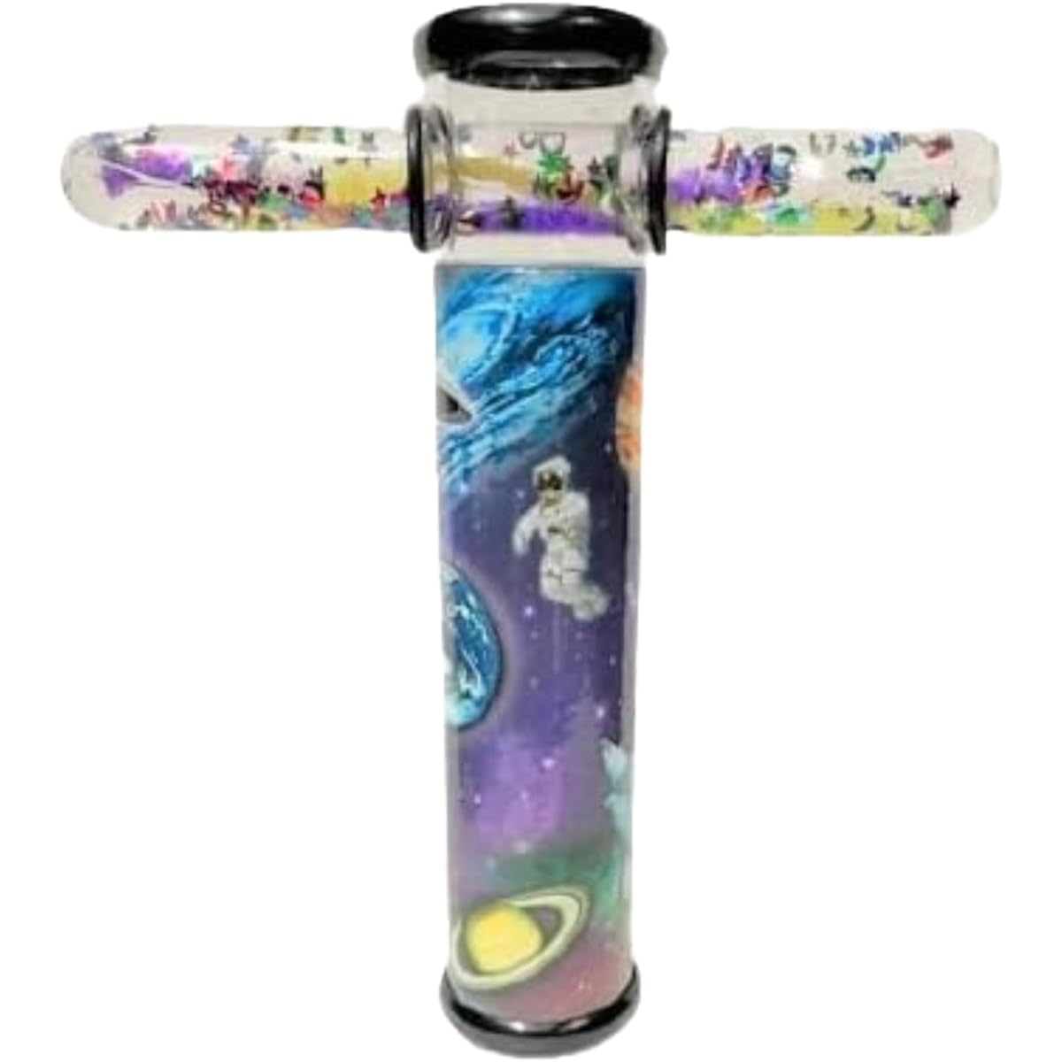 Star Magic Continuous Movement Kaleidoscope Liquid Motion Kaleidoscope Liquid Glitter Filled Wand Kaleidoscope Silver 5452