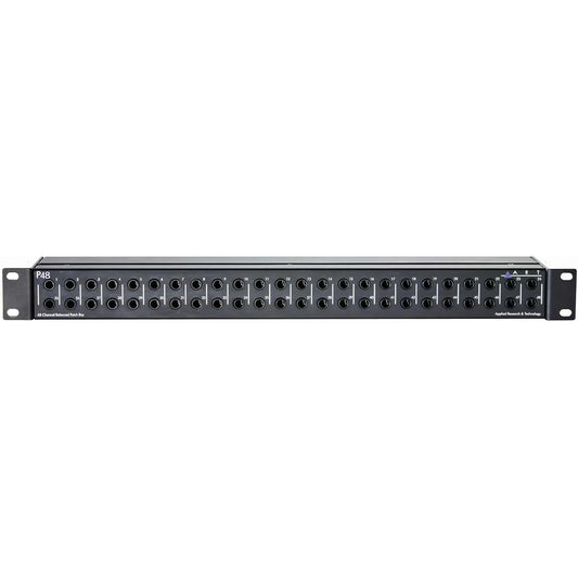 ART 48-point 1/4-inch TRS balanced patchbay P48 [Official domestic import]