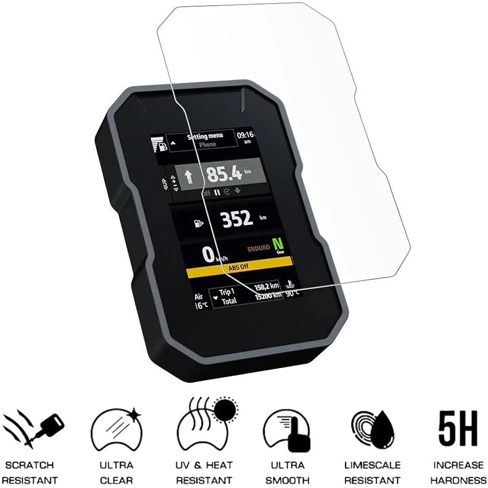 DEMUR Ducati Desert X 2022-2023 Accessories New Motorcycle Scratch Cluster Screen Dashboard Protection Instrument Film Dashboard Screen Protector (Size : 5 PCS)