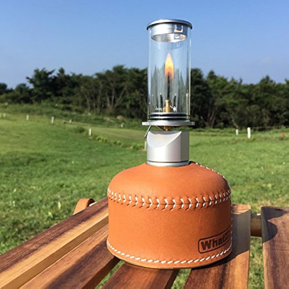 What will be will be Genuine Leather OD Can Gas Can Cover (Small 100 Size) for Gas Lantern Gas Canister Made in Japan Handmade Stylish Outdoor Camping Equipment