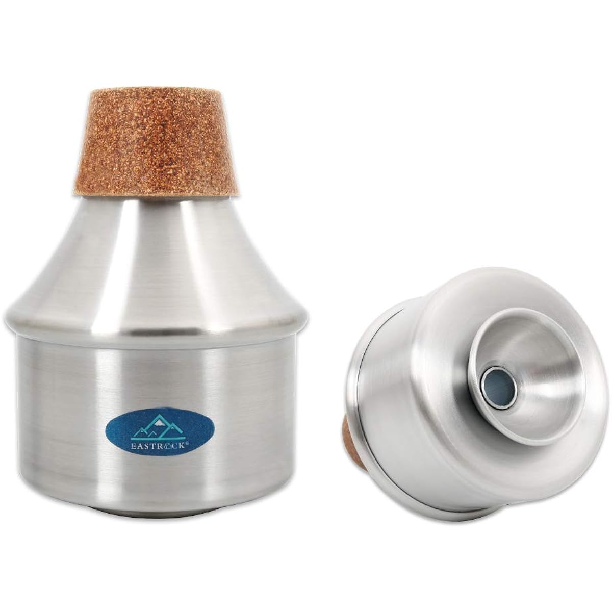 Eastrock Traditional Wah-Wah Mute Extension Tube for Trumpet, Silver