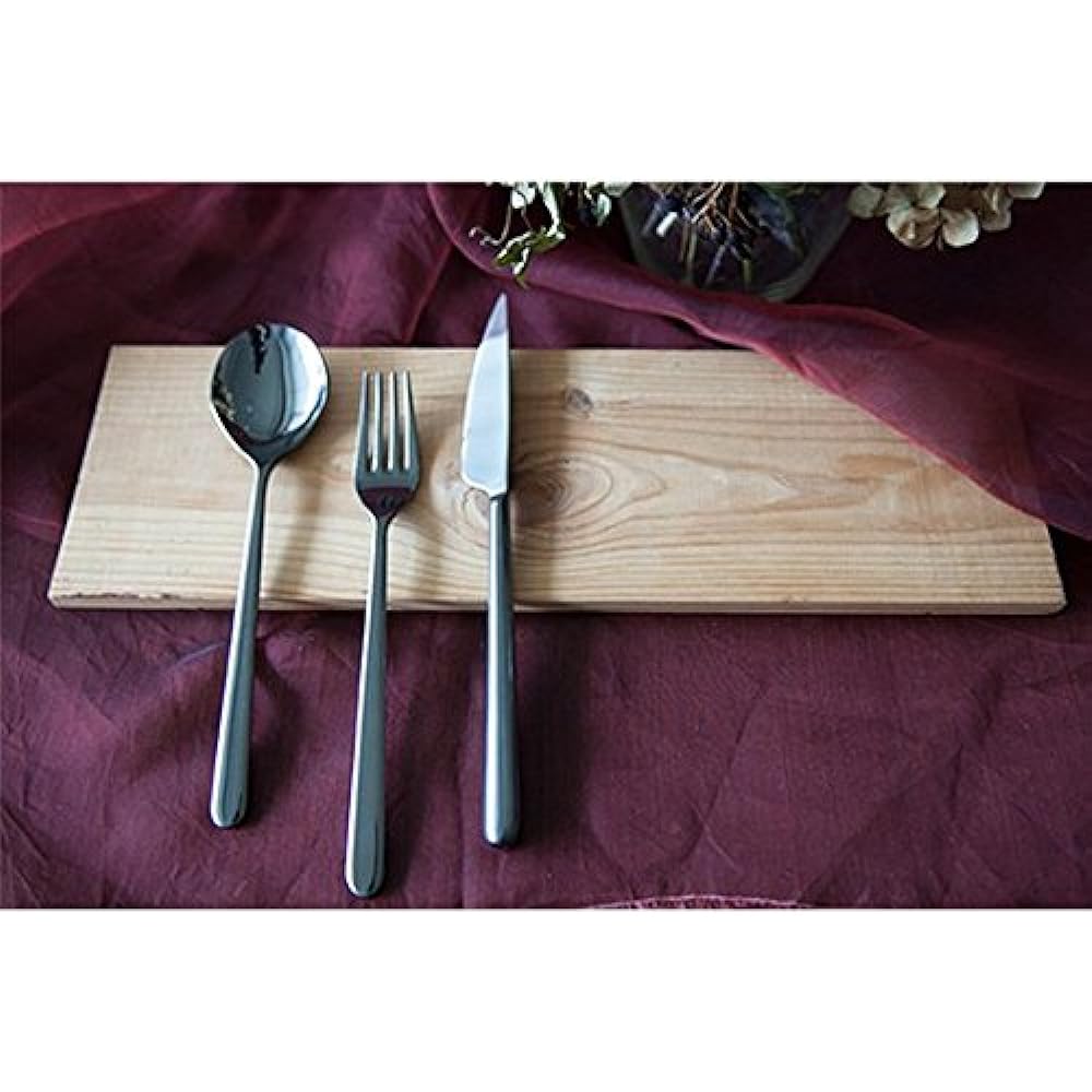 MEPRA Luxury Titanium Finish/Cutlery Set (Oronero) / Made in Italy