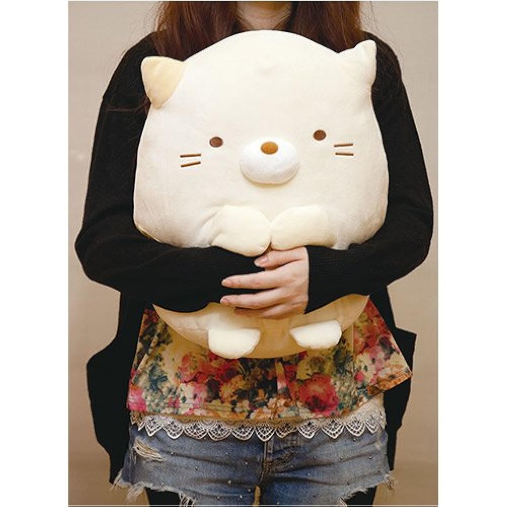 Sumikko Gurashi Plush Toy Polar Bear L & Sumikko Gurashi Stuffed Toy L Cat [Set Purchase]