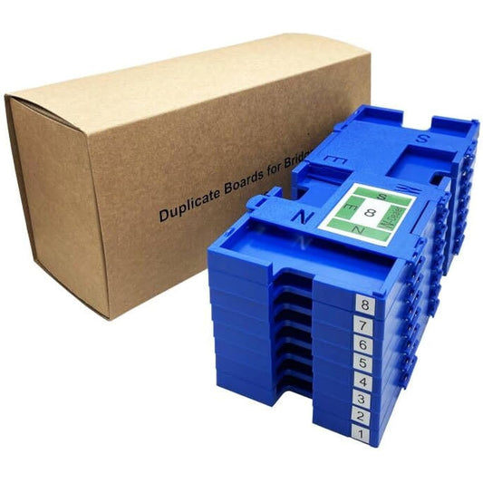AQINGR 8 Piece Bridge Game Reproduction Board Bridge Kit for Bridge Card Game Each Board Includes Directions (S N W E) Board Number Dealer Perfect for Party/Travel/Camping (Dark Blue)