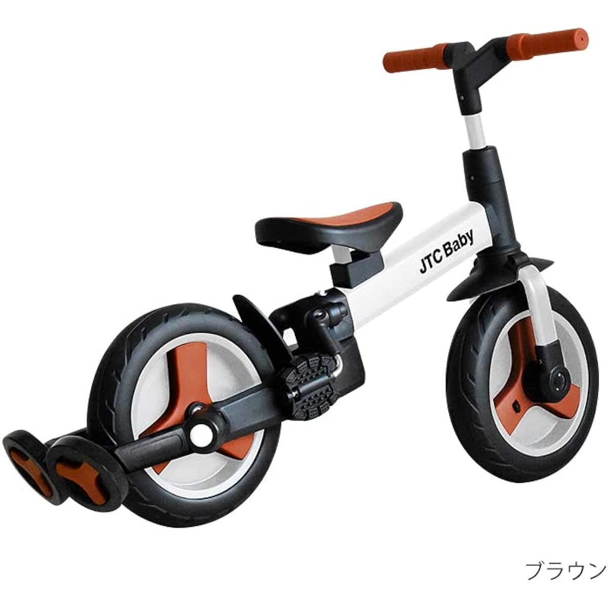 JTC Portable Multi Kick Bike Brown [Parallel Import]