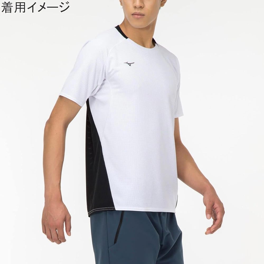 [Mizuno] Training Wear Dry Aeroflow Short Sleeve T-Shirt Highly Ventilated 32MA2021 Men's