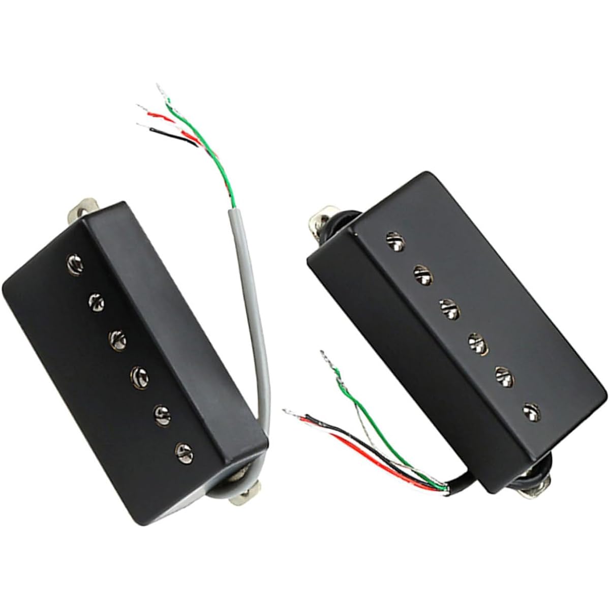 VINTORKY Guitar 2pcs Black Matte Guitar Dual Pickup GMB227 Guitar Pickup Humbucker Guitar Replacement Parts Folk Guitar Pickup Ukulele Pickup Pattern