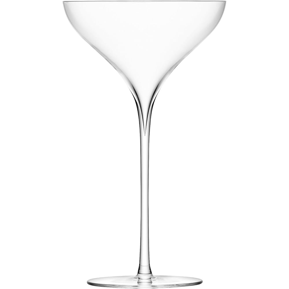 LSA Champagne Glass Clear 250ml SAVOY G245-09-301 Set of 2