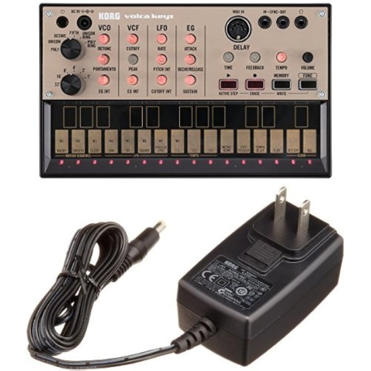 KORG Analog Loop Synthesizer volca keys Volka Keys AC Adapter Set