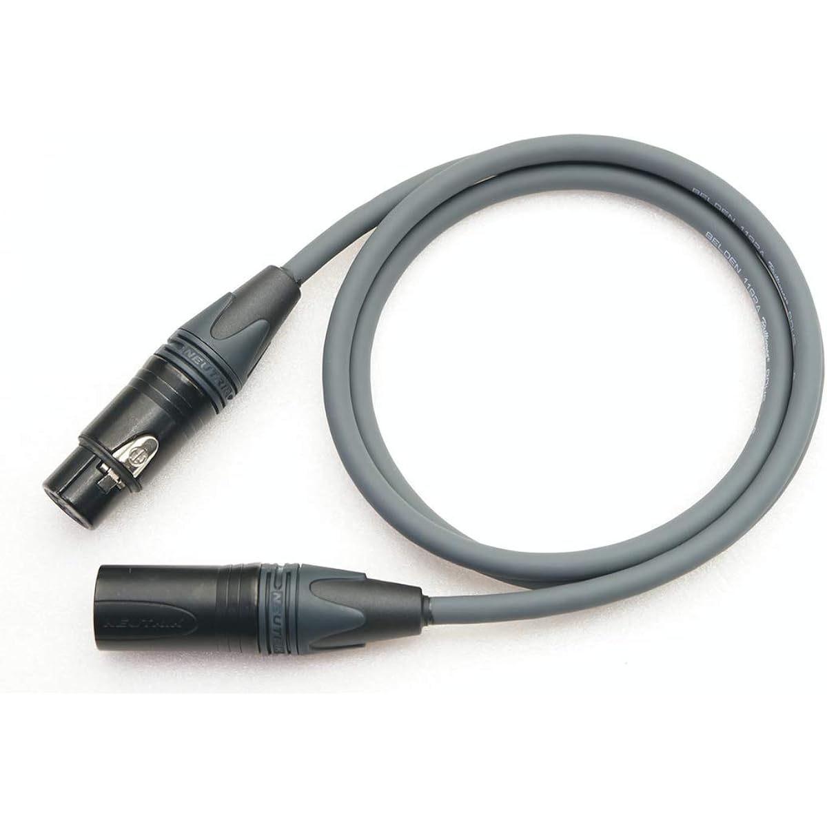 BELDEN 1192A XLR Microphone Cable NEUTRIK Gold (20m, Gray)
