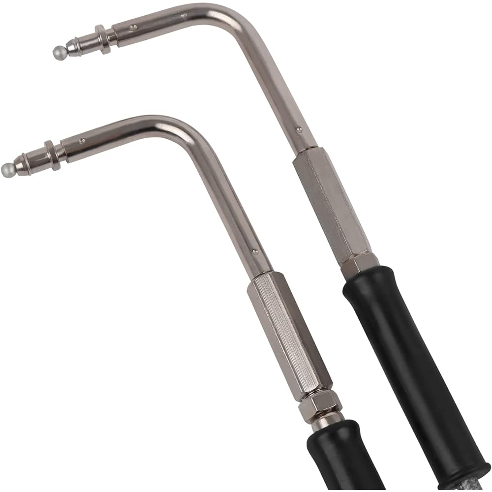 BAIONE Worldmotop 39" 43" 47" 51" Throttle Cable Fits: Harley Iron XL 883 1200 Dyna Softail Fat Boy Heritage Road King XL883 XL1200 Throttle Clutch Cable Wire (51")