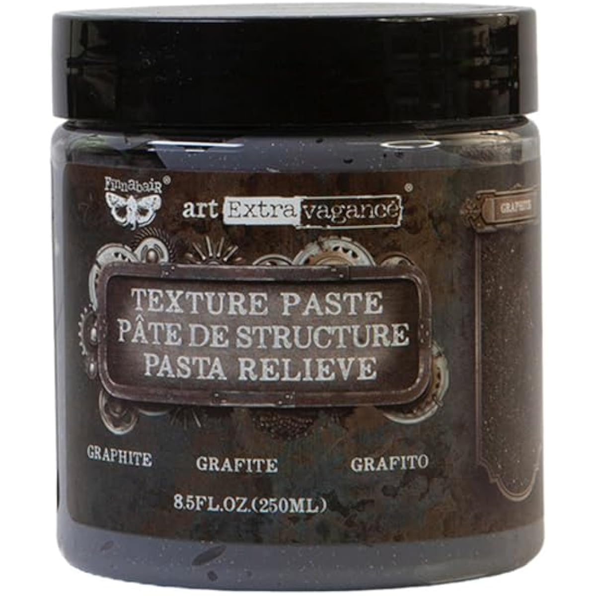 Art Extravagance Texture Paste 8.5oz-Graphite (parallel input product) [parallel input product]