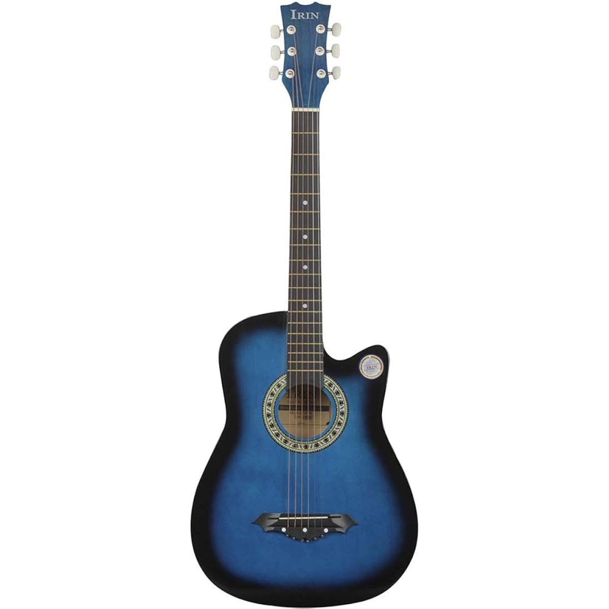 Beginner's Practice Guitar Acoustic Guitar for Adult Beginners Acoustic Guitar Elementary School Students Adults Beginner Guitar (Color: J, Size: 41 inches)