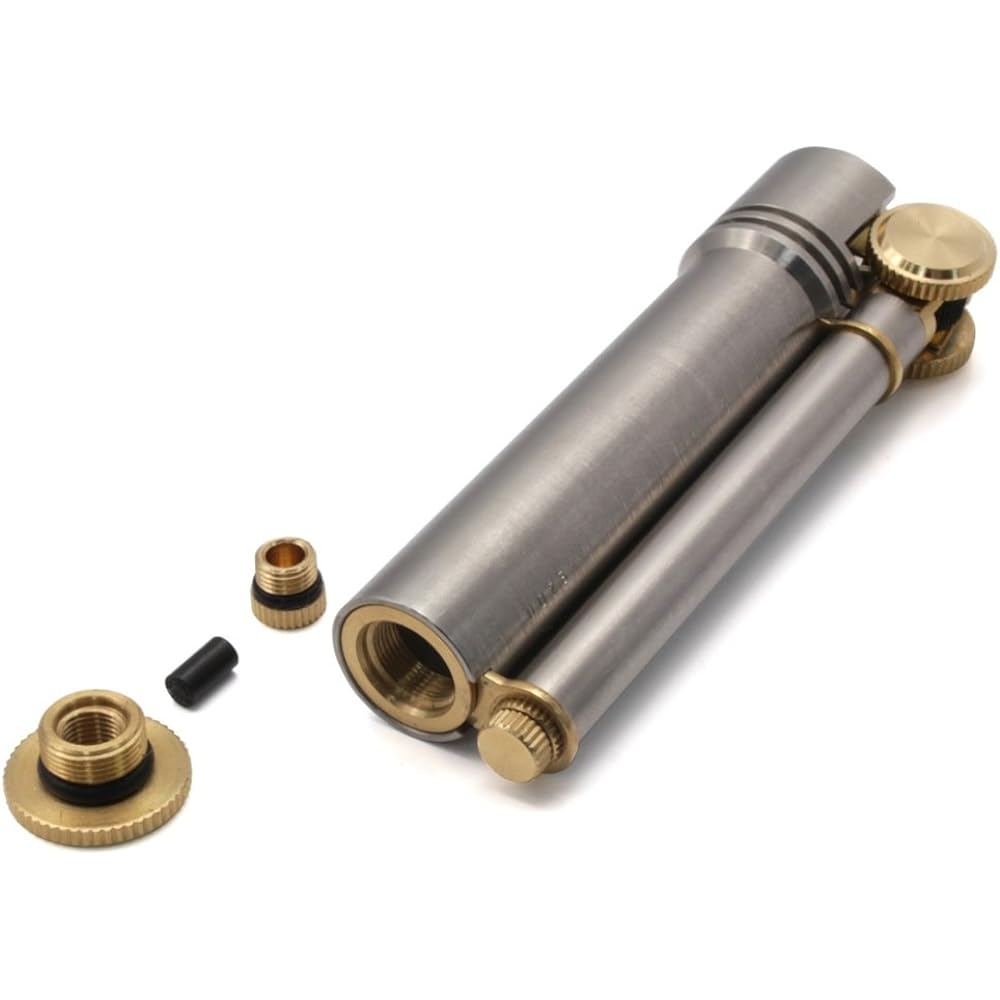 DOUGLASS Oil Lighter Field L Made in Japan Stainless Steel