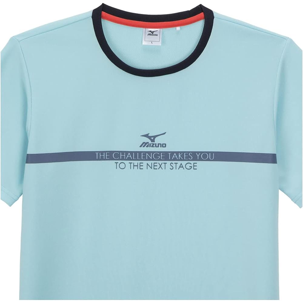 [Mizuno] Training Wear, Short Sleeve T-Shirt, Sweat Absorbent, Quick Drying, Antibacterial, Odor Resistant, Stain Resistant, UPF15 K2JAA110 Men's