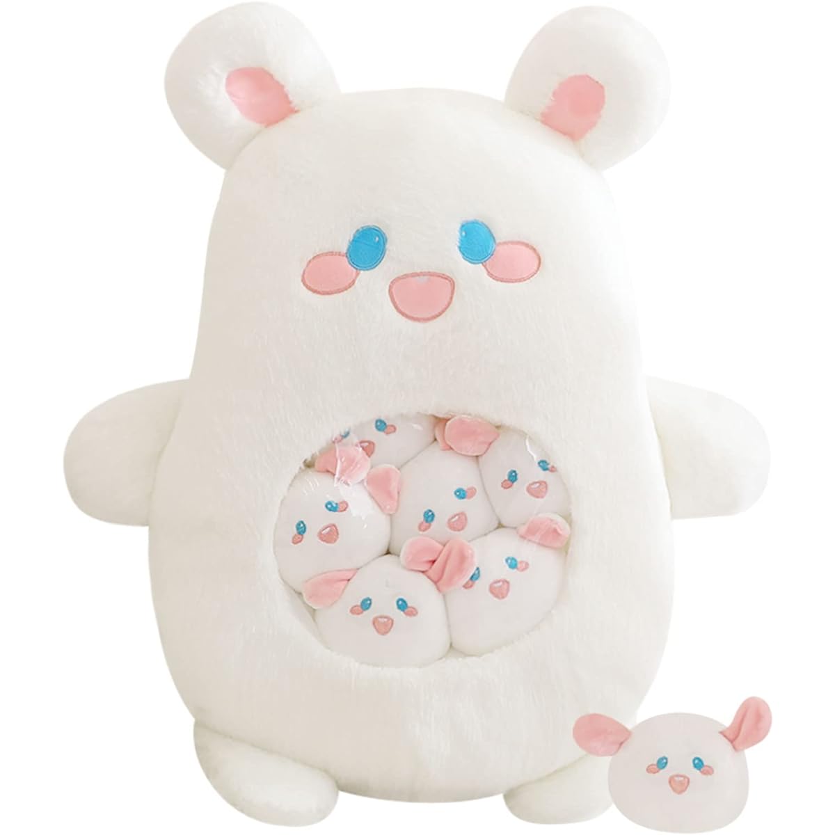 REFAHB Bunny Plush Toy Cute Animal Stuffed Pillow