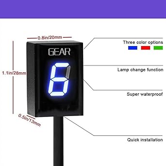 Speed Display Meter Motorcycle Gear Indicator For Yamaha XJ6 FZ6 FZ8 R1 FZ400 FZS XJR400 FZ1 MT01 MT-03 FZ16 fjr1300 xjr 1300 Xvs950A