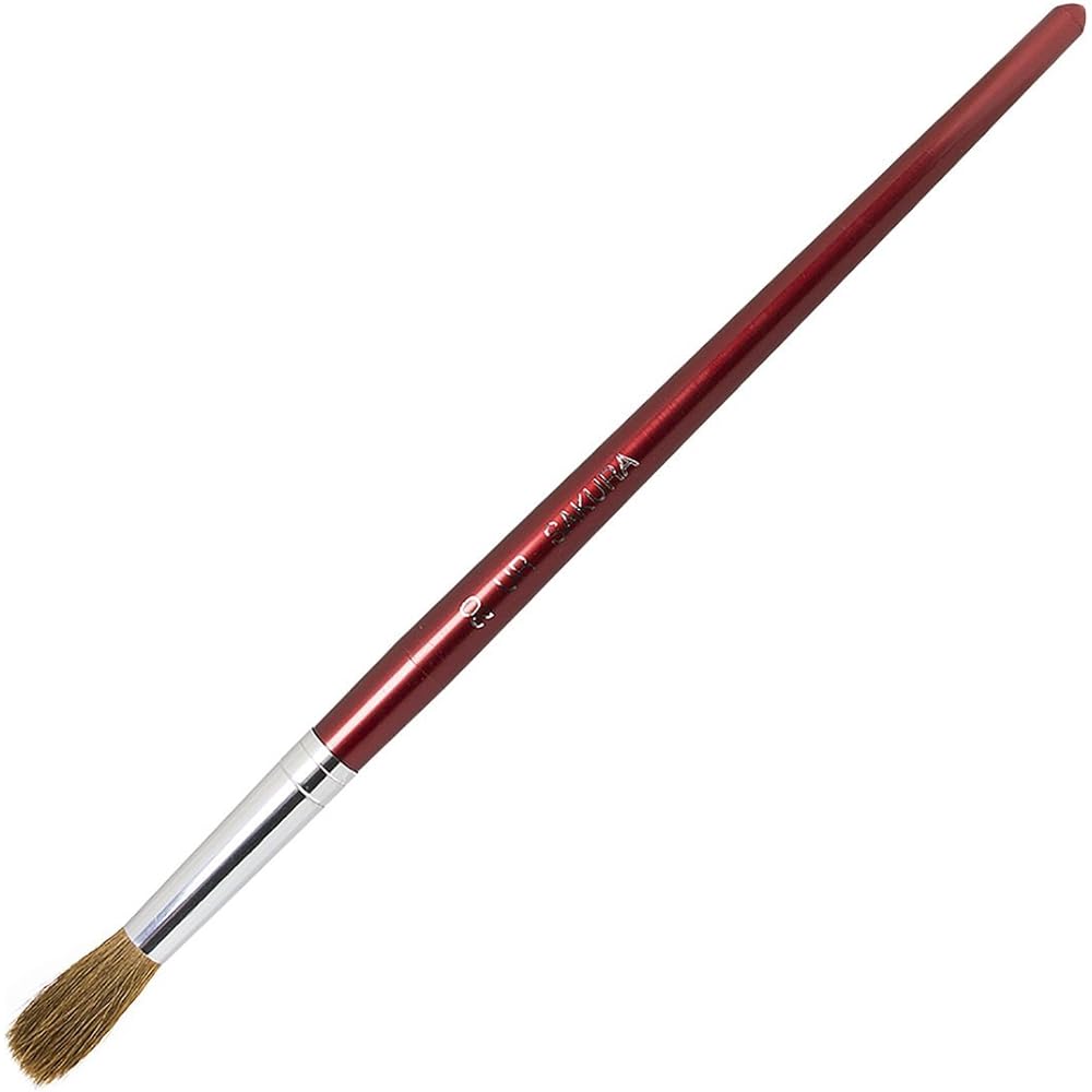 Sakura Crepas Art Brush Horsehair Round Size 20 UR#20(10) 10 pieces