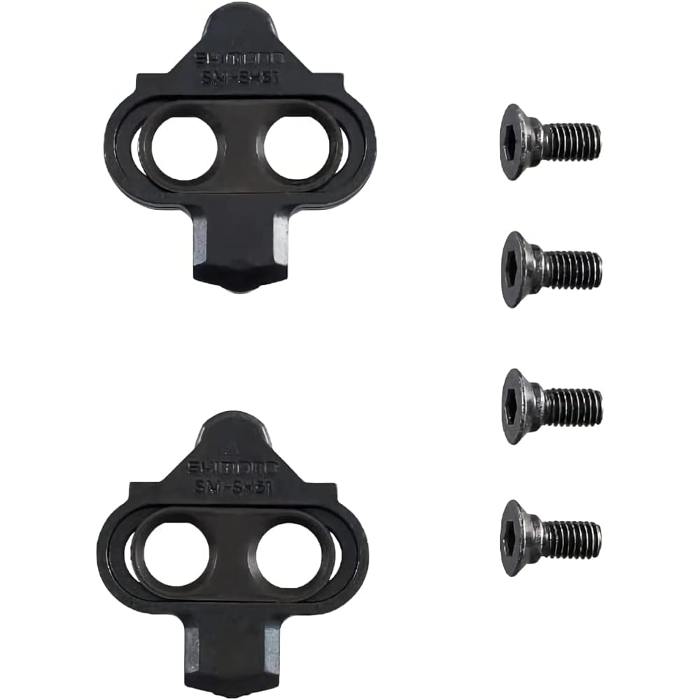 SHIMANO Repair Parts Cleat Set for SPD SM-SH51 Single Release ISMSH51 Black