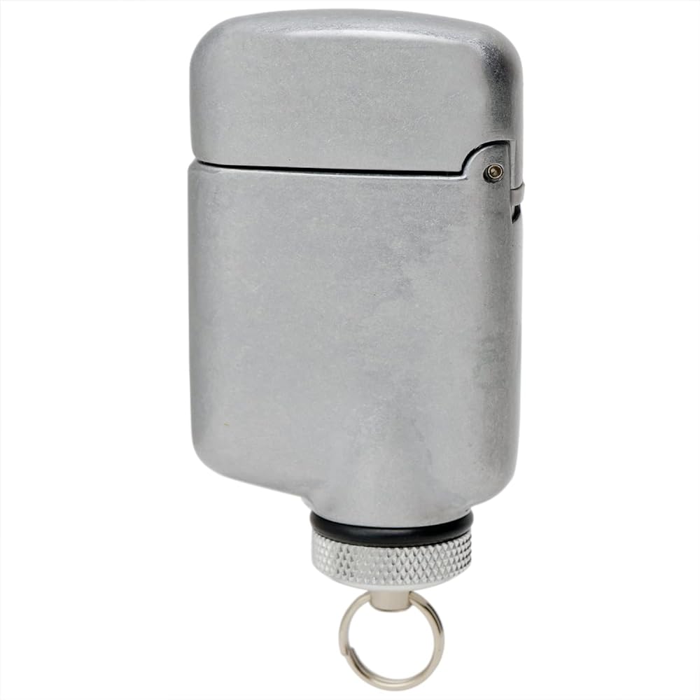 Windmill Turbo Lighter Silver JP Logo Sticker Refillable Barrel JPW-1104K