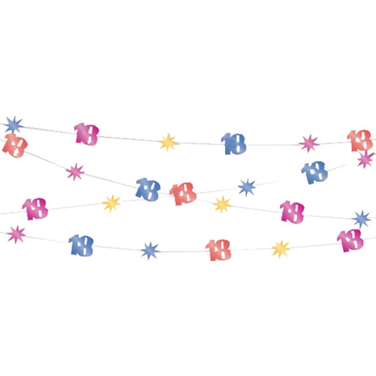 amscan International The Party Continues 100ft String Decoration 30th