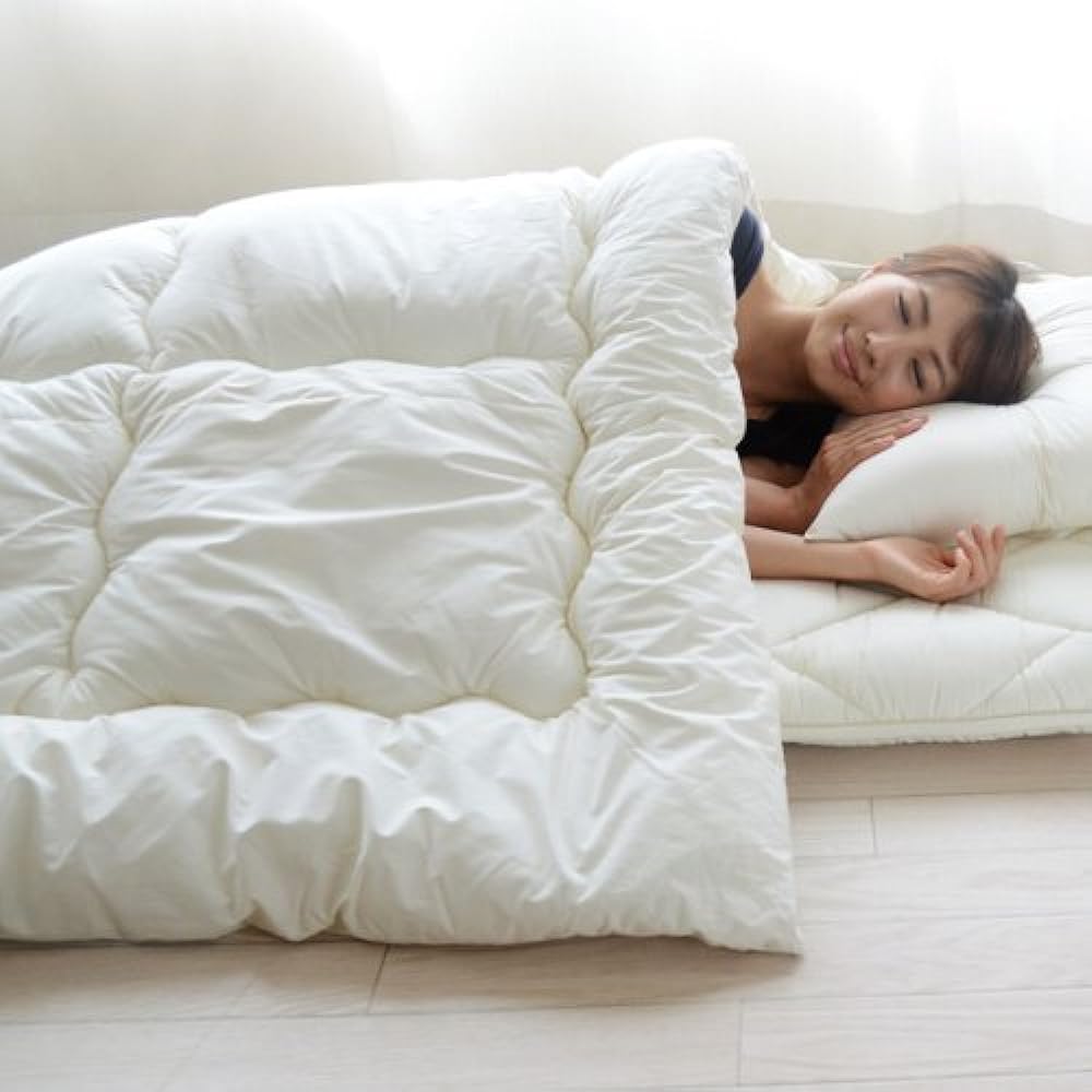 Emur Comforter, Futon, Single, Made in Japan, Dust Mite Resistant, Antibacterial, Odor Resistant, Mighty Top Classe
