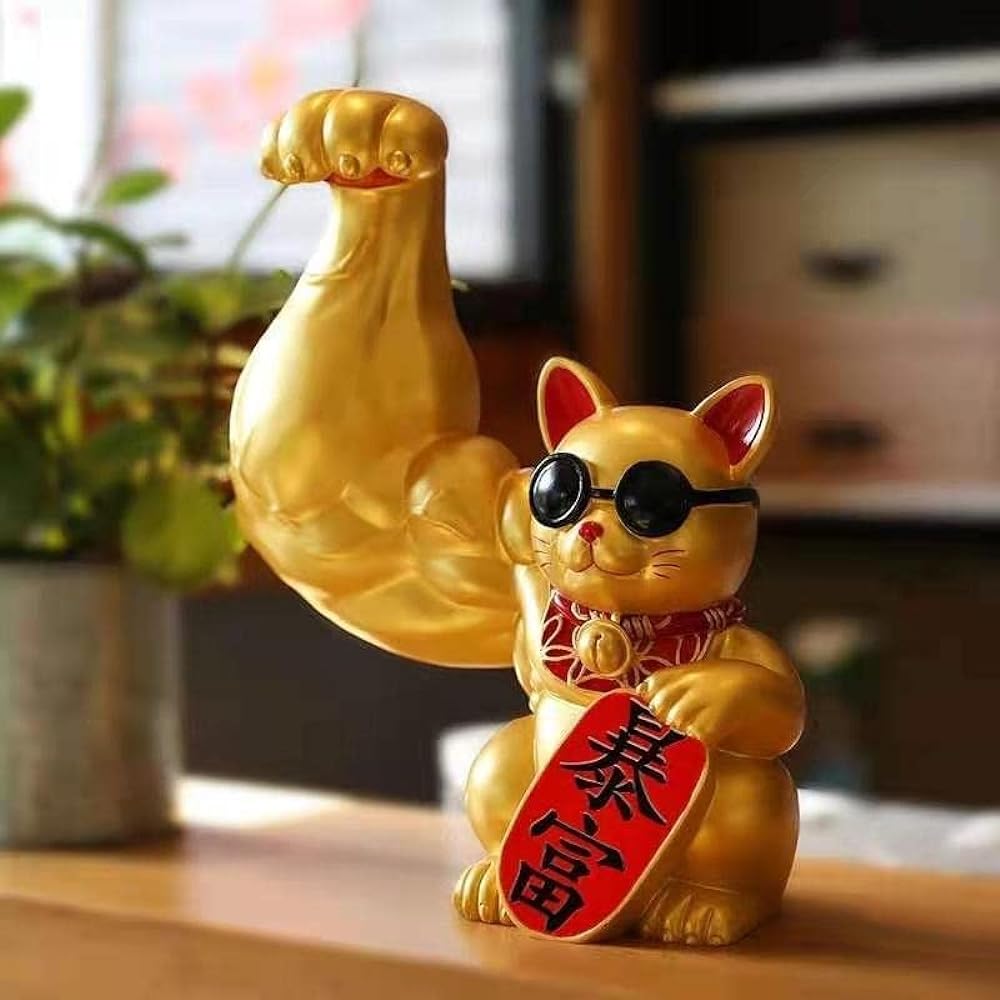 Lucky Cat Ornament Miscellaneous Goods Interesting Present Opening Celebration Housewarming Gift Maneki Neko Miscellaneous Goods Stylish Ornament Ranking stellanet (Hotomi)