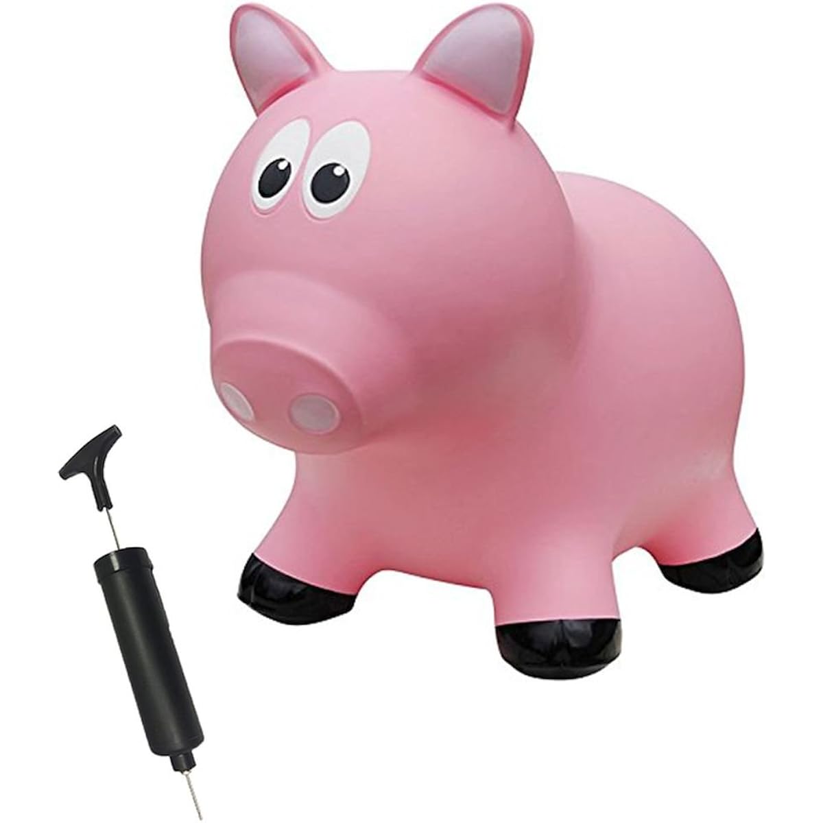 Farm Hoppers Award Winning Inflatable Bound Pink Pig with Pump