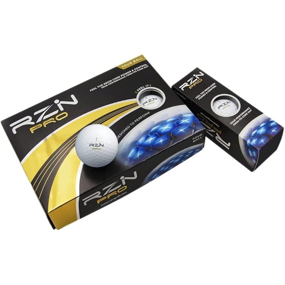 [2 Dozen] RZN Golf Resin Golf RZN PRO Golf Ball US Specification with Bonus