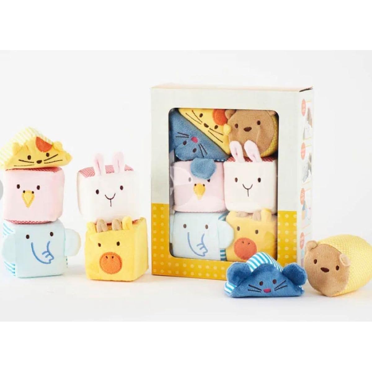 Fluffy Animal Blocks, Baby Toys, Gifts, Building Blocks
