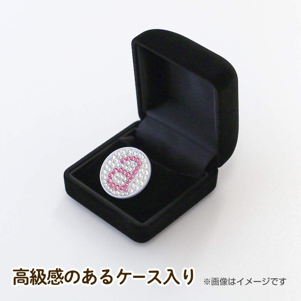 DAIYA GOLF golf marker bonjoc ball marker Swarovski crystal handmade product with magnetic clip in special case