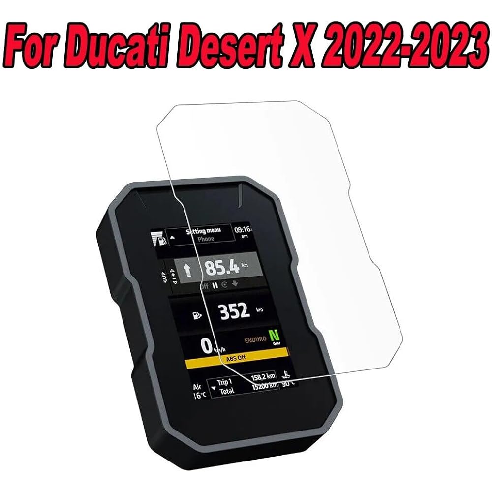 DEMUR Ducati Desert X 2022-2023 Accessories New Motorcycle Scratch Cluster Screen Dashboard Protection Instrument Film Dashboard Screen Protector (Size : 5 PCS)
